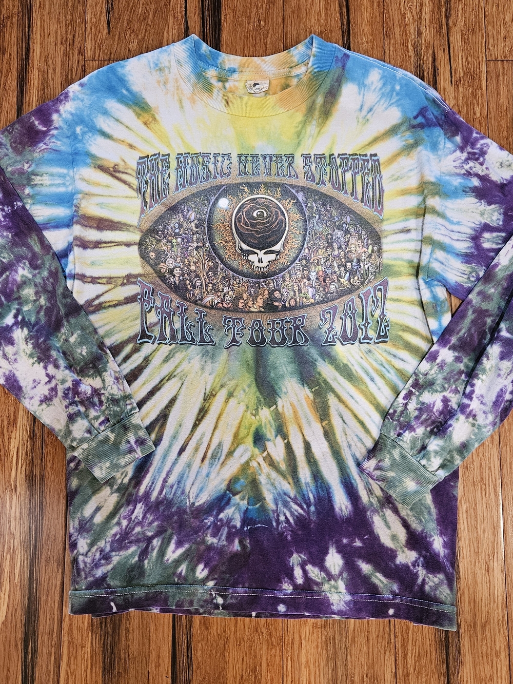 Grateful Dead 2012 Tie Dye Concert T-SHIRT